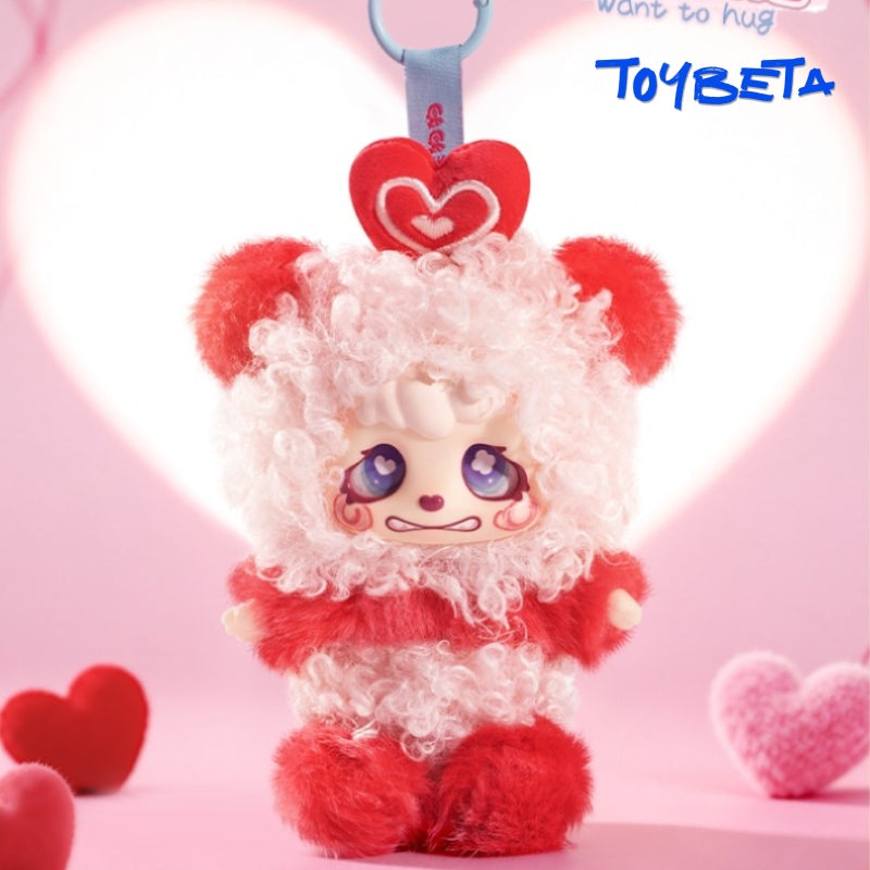 【TNTSpace】"Try To Cute It Out" Series-Kacha Bear Panda Plush Keychain Blind Box