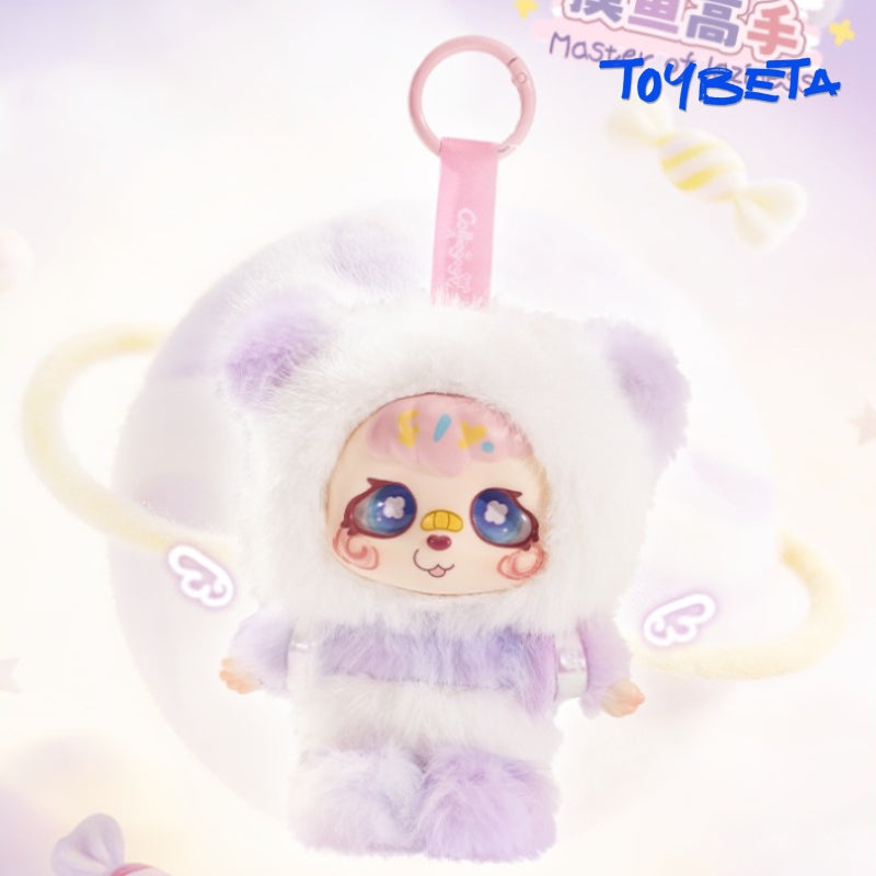 【TNTSpace】"Try To Cute It Out" Series-Kacha Bear Panda Plush Keychain Blind Box