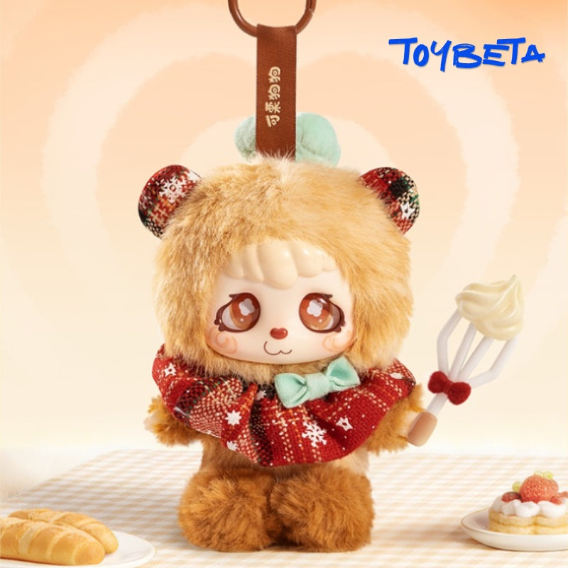 【TNTSpace】"Try To Cute It Out" Series-Kacha Bear Panda Plush Keychain Blind Box