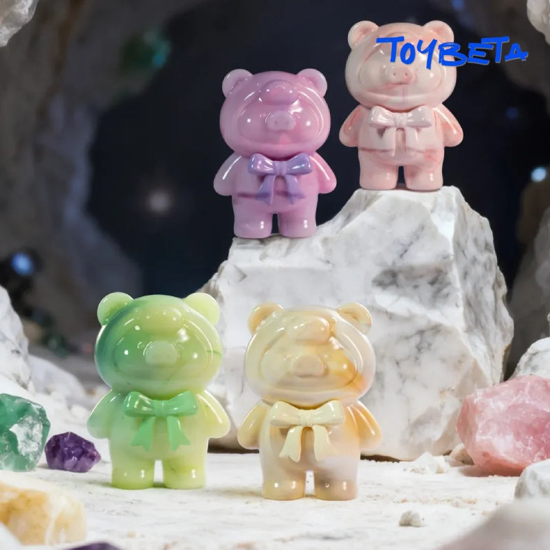 LuLu The Piggy-Teddy Mini Ore Collection Series Beans Blind Bag（4 PC）【TOYZEROPLUS】