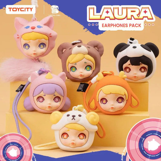 Laura Animal Earphones Bag Series Blind Box【Toycity】