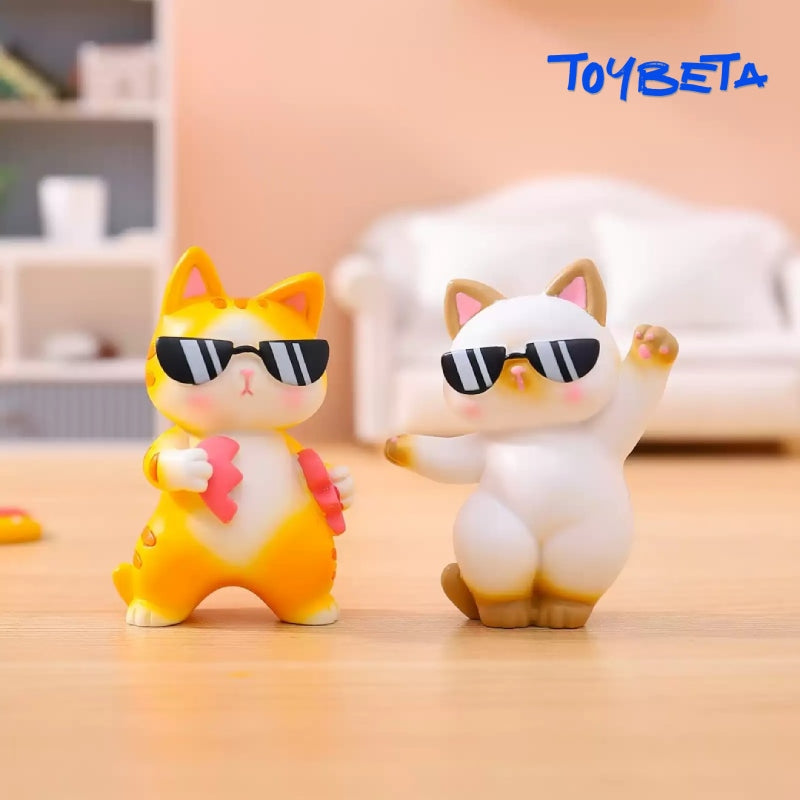 Meow Meow Dance Crew Series Blind Box Mini Figures [Material: Resin]