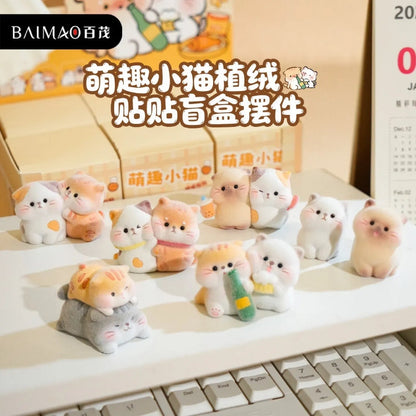 Cute Kitten Series Mini Figures Blind Box [Material: Resin]