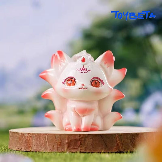 Colorful Spirit Fox Crystal Blind Box Mini Figures [Material: Resin]
