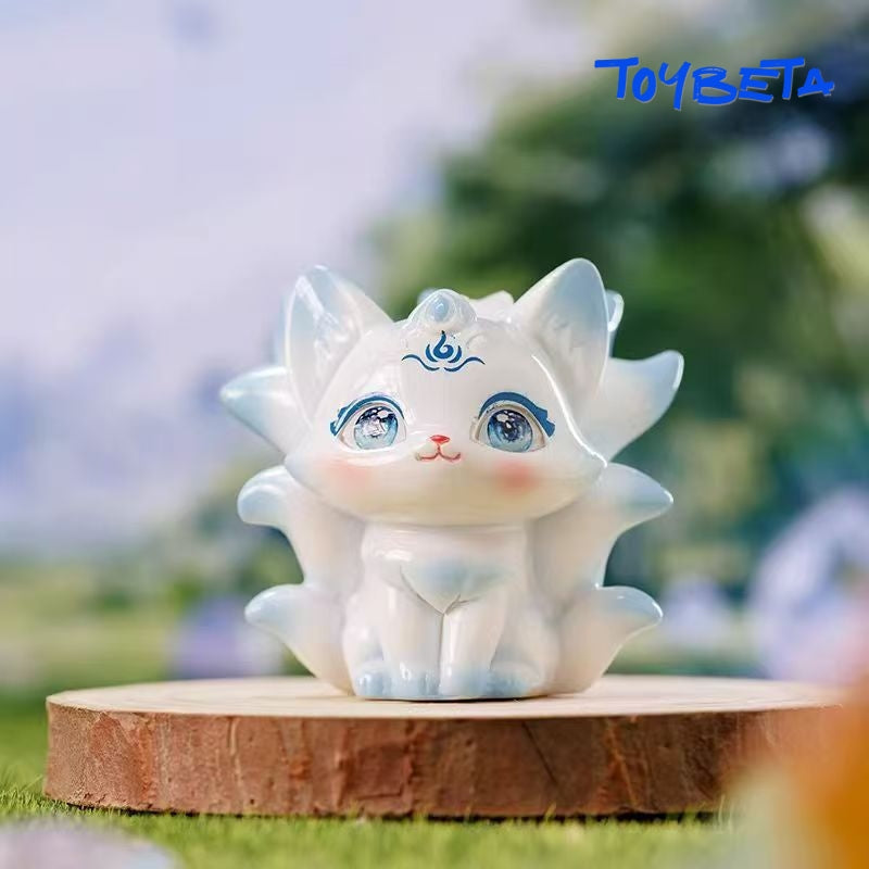 Colorful Spirit Fox Crystal Blind Box Mini Figures [Material: Resin]