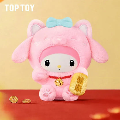 Sanrio Characters Lucky Cat Series Plush Blind Box【TOP TOY】