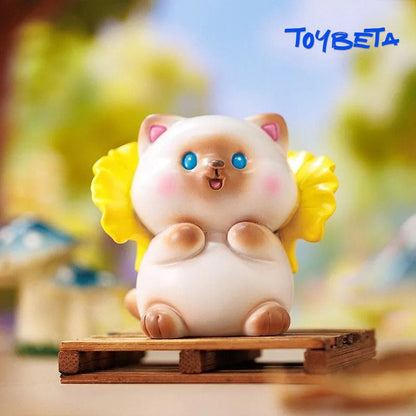 Leaf-Picking Meow Series Blind Box Mini Figures [Material: Resin]