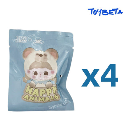 TangTang Happy Animals Series Beans Blind Box（4 PC）