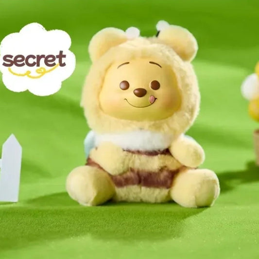 【Sale】Winnie-The-Pooh Collection Naughty Team Vinyl Plush Pendant Surprise Bling Box
