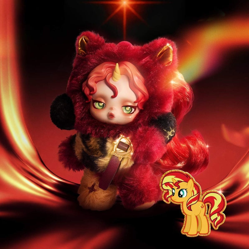 SKULLPANDA × My Little Pony Series Plush Doll Pendant Blind Box