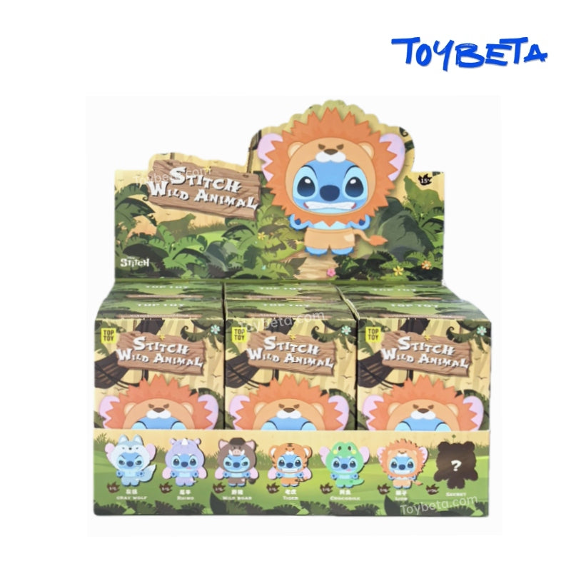 D Stitch Wild Animal Series Plush Blind Box【TOP TOY】