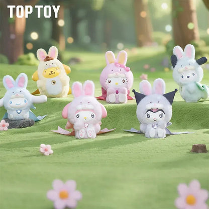Sanrio Characters Diamond Bunny Baby Series Plush Figures Blind Box【TOP TOY】