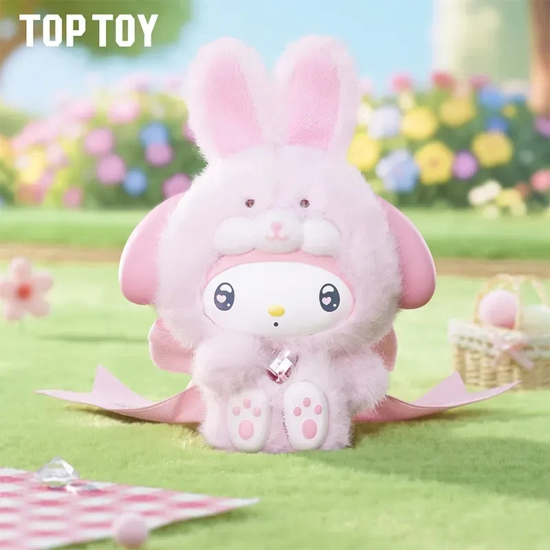 Sanrio Characters Diamond Bunny Baby Series Plush Figures Blind Box【TOP TOY】