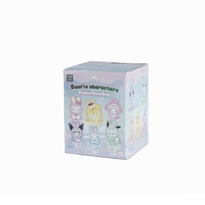 Sanrio Characters Diamond Bunny Baby Series Plush Figures Blind Box【TOP TOY】