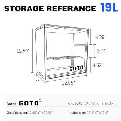 【Sale】GOTO Clear Toy Figurine Display Box