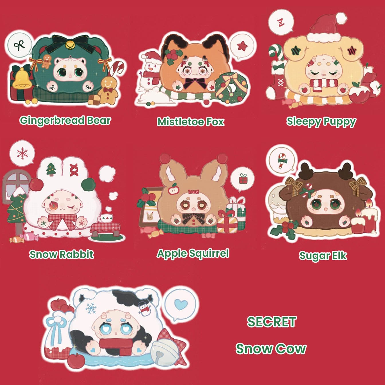 Bunny Christmas Party Series Blind Box