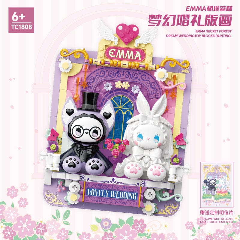 Emma Dream Wedding Toy Blocks Painting【Emma】