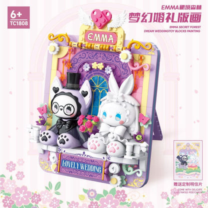 Emma Dream Wedding Toy Blocks Painting【Emma】